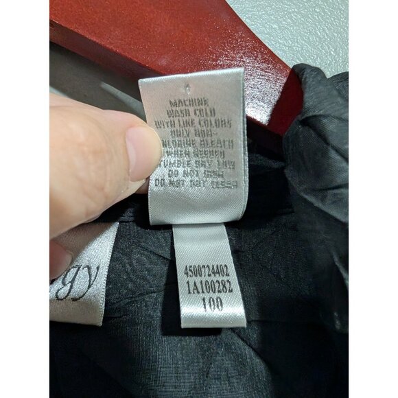 Chicos Womens Zenergy Hooded Jacket Black Full Zip Pockets Crinkle Fabric 3 (XL) - Picture 5 of 16